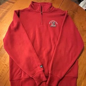 Northeastern University Jansport quarter-zip, barely worn, medium